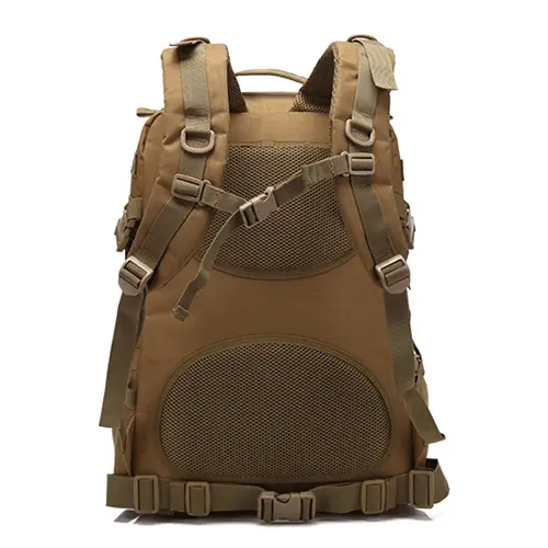 Large Tactical MOLLE Backpack – Customizable Rucksack with Flag Patches